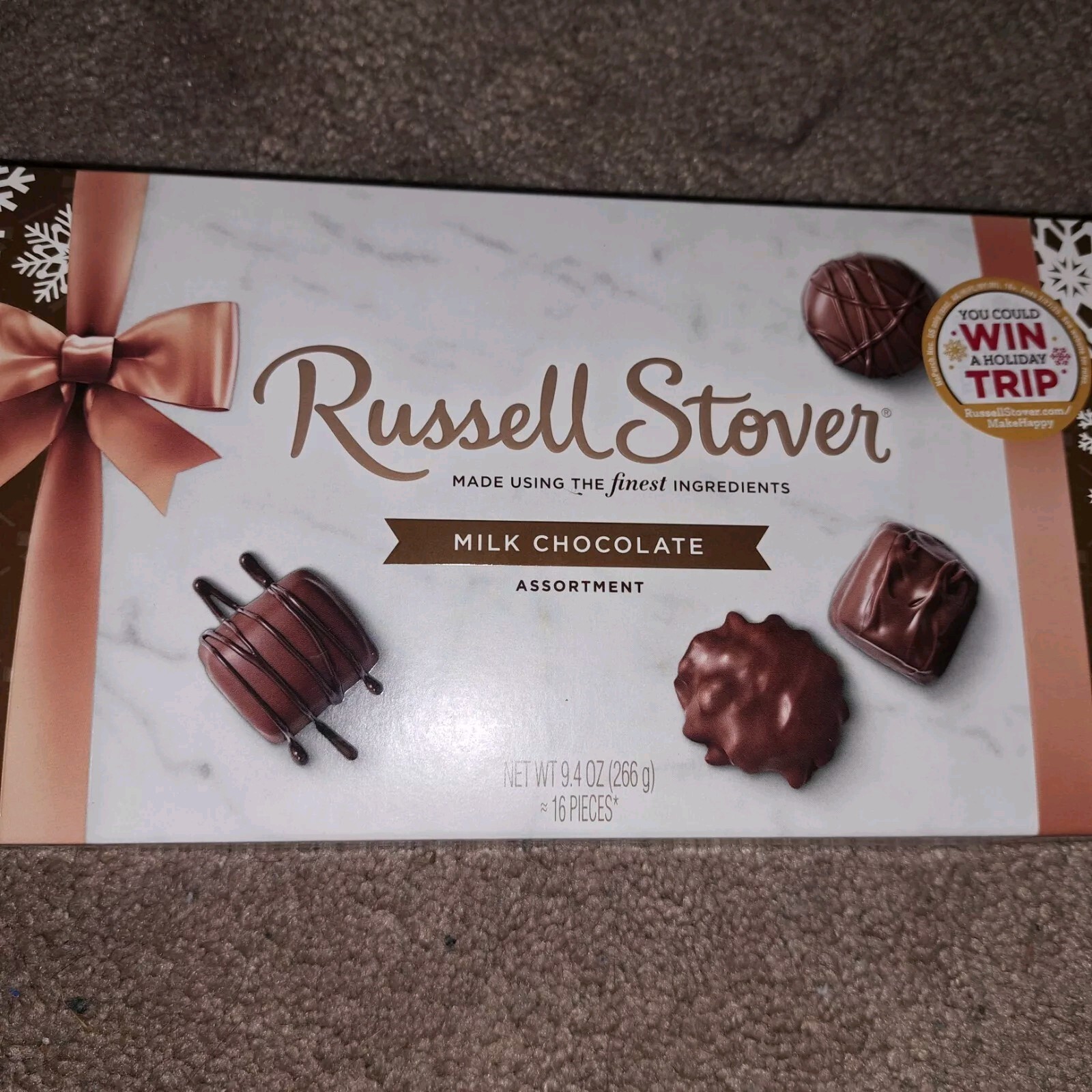 Russell Stover Milk Chocolate Assortment 9.4 Oz Size Sealed Box * Date 04/2025