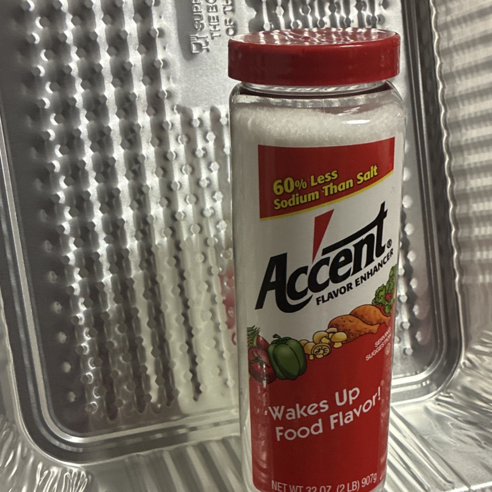 Accent Flavor Enhancer Seasoning 60% Less Sodium Than Salt 32 oz (2 lb)