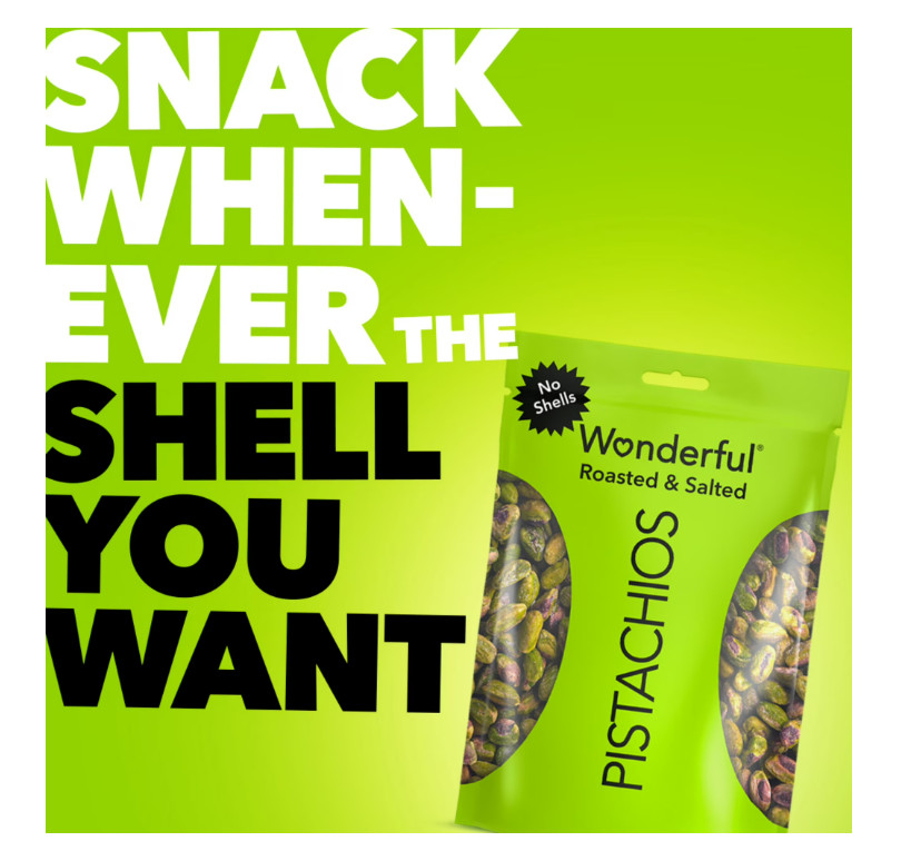 Wonderful Pistachios No-Shell Roasted and Salted Nuts 36 Ounce Resealable Bags