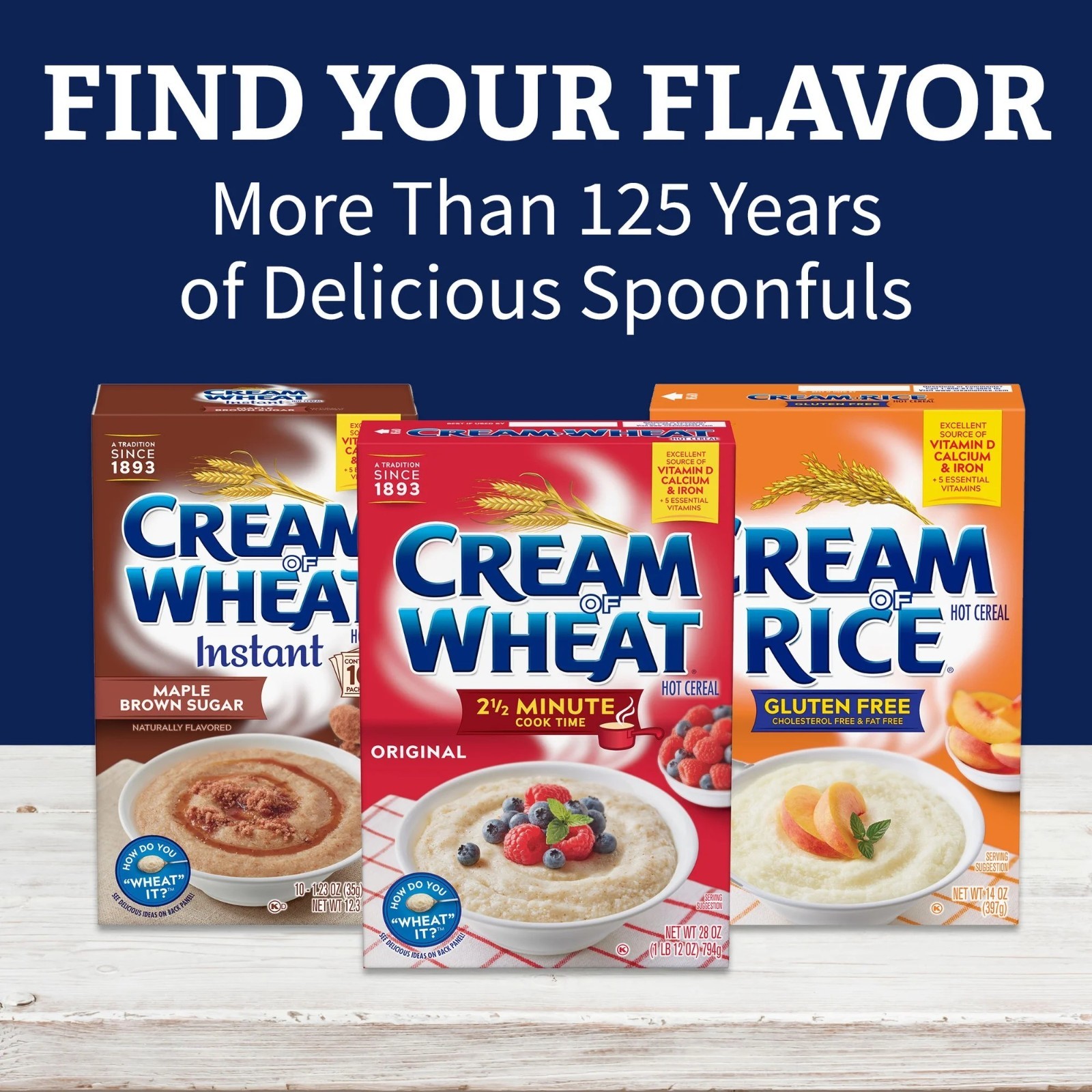 Cream of Wheat Instant ORIGINAL Hot Cereal 12 Packets in 1 Box 12 oz – 3 PACK