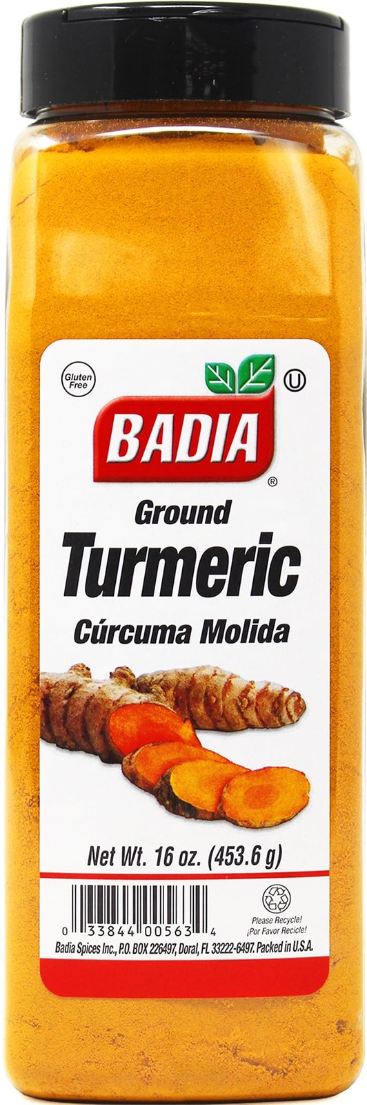 Ground Turmeric Powder, 16 oz – Premium Curcuma Seasoning for Cooking, Golden…
