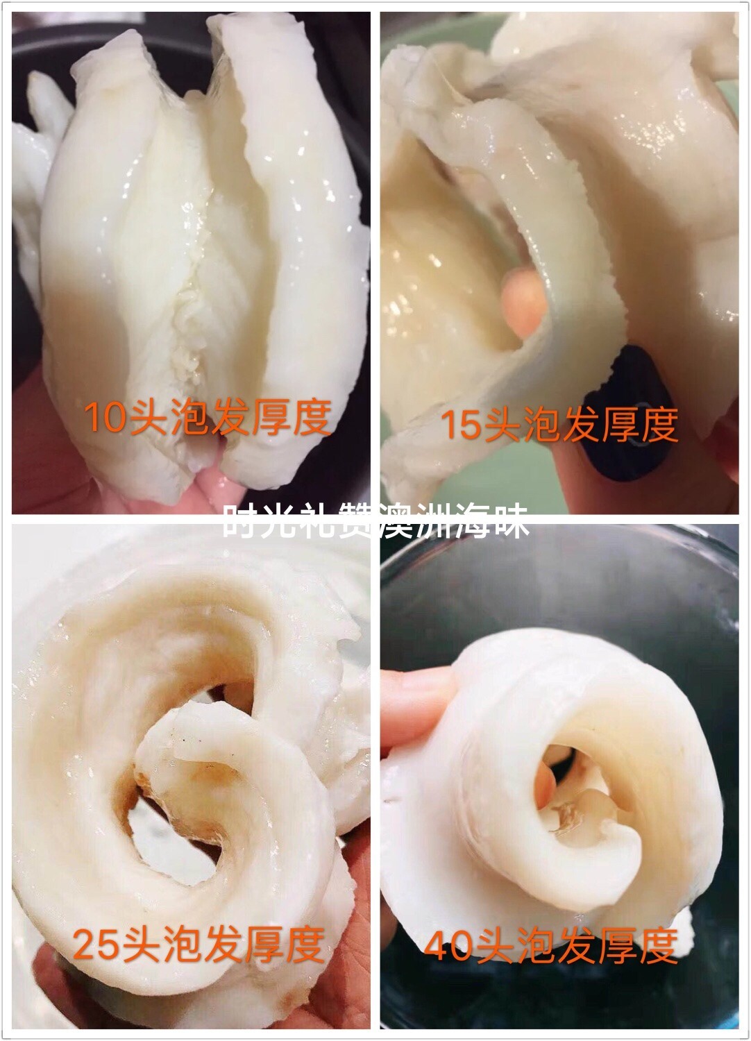 New Zealand Ling Fish Maw 新西兰鳕鱼花胶纽西兰鱼胶21-25片/500g
