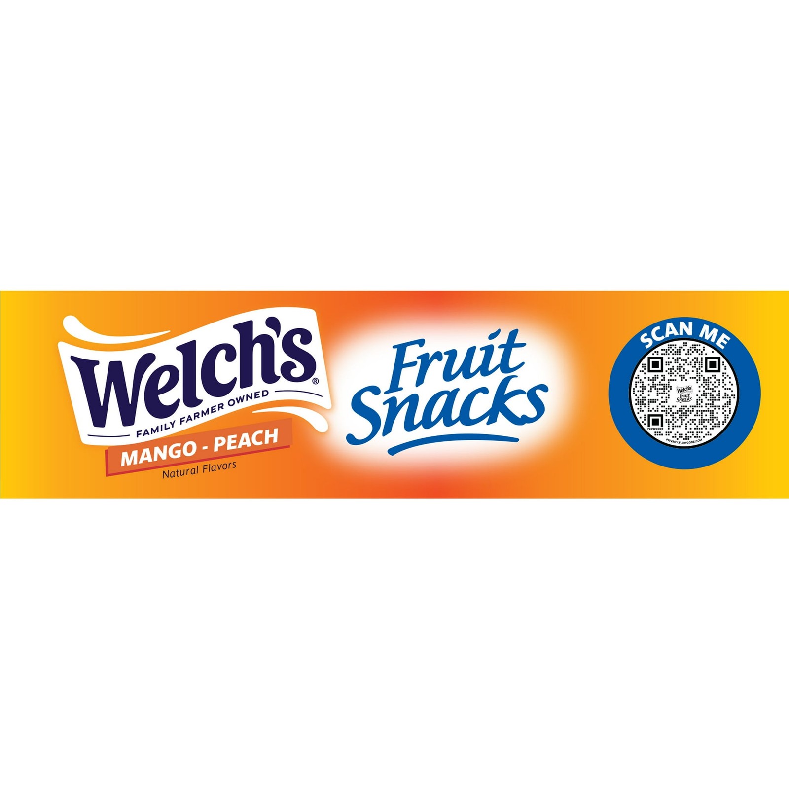 Welch’s Fruit Snacks Mango-Peach – Soft Fruit Snacks, 0.8 oz Each, 22-Count Pack