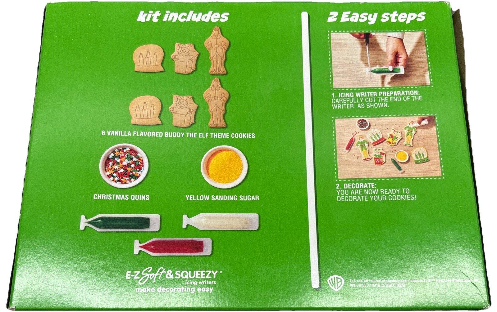 Buddy the Elf™ Box Cookie Decorating Kit—6 Cookies— 11.6 oz —SHIPS IN 24 HOURS—