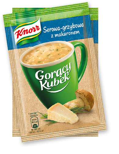 PACK OF 10 KNORR INSTANT Soup POLAND – BIG CHOICE GORACY KUBEK CUP QUICK COOKING