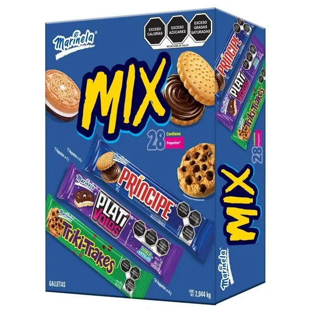 Galletas Marinela con 28 pzas surtido Mixto
