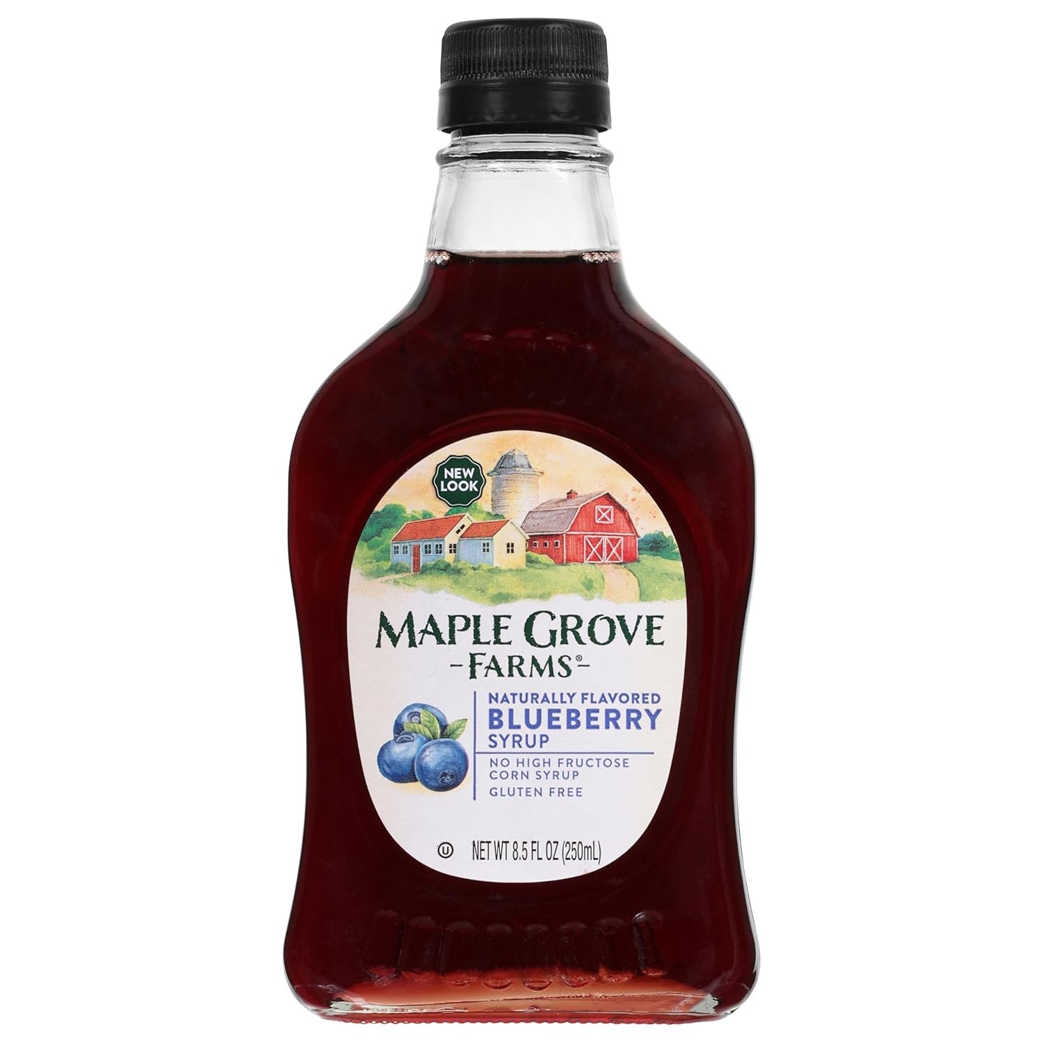 Maple Grove Farms, Blueberry Syrup, 8.5 Ounce Fl Oz (Pack of 1)