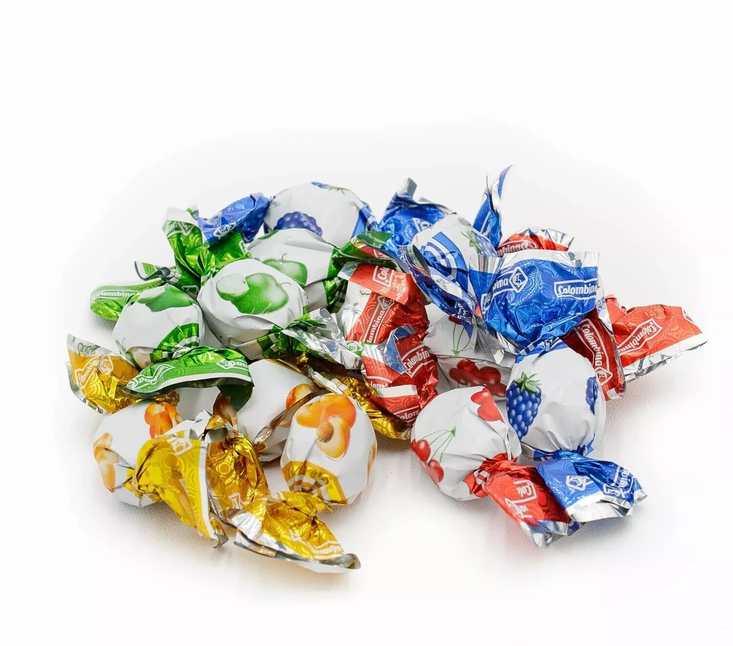 Colombina Delicate Fruit Drop 4 Assorted Flavors Bulk Delicious Candy (4 Pounds)