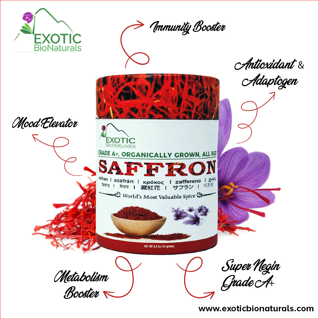 SAFFRON :GENUINE GRADE A+, ORGANICALLY GROWN SUPER NEGIN ( Directly from farmer)