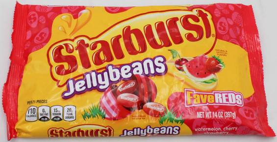 Starburst FaveReds Jelly Beans Cherry – Watermelon – Strawberry 14 oz BB 01/2027