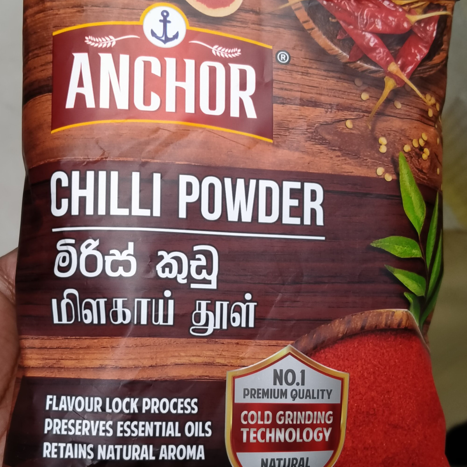 Anchor Branded Red Chili Powder 100g Ceylon 100% Organic Fiery Flavor Spice