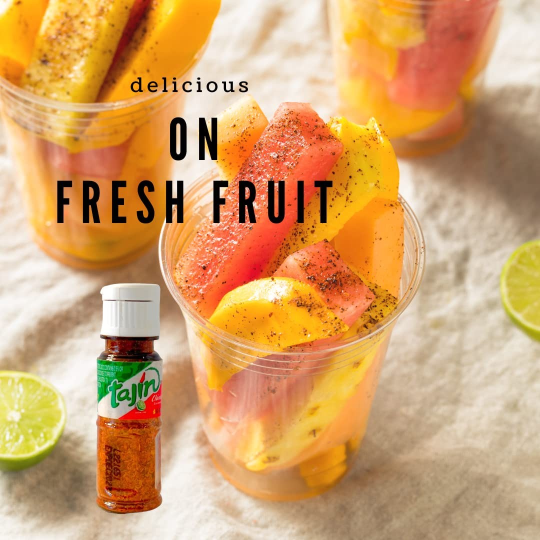 Portable 0.35oz Tajín Seasoning Bottle | On-the-Go Chili-Lime Flavor Enhancer…