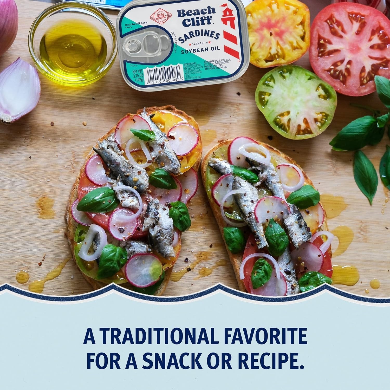 Flavorful Wild Caught Sardines in Soybean Oil – Gluten Free, High Protein