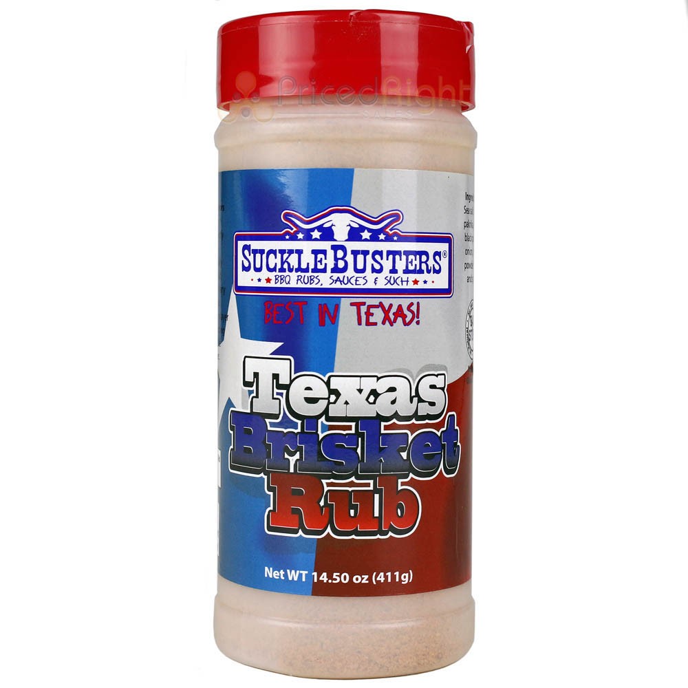 Suckle Busters 14.50 Oz Texas Brisket Bbq Dry Rub Award Winning Gluten Free