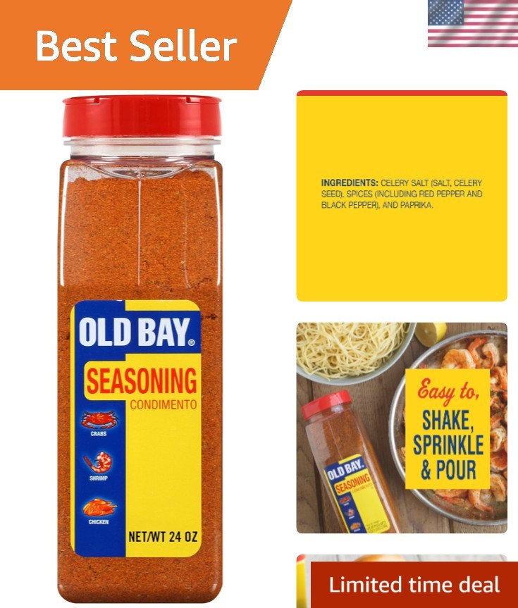Versatile 24 oz All-Purpose Seasoning – Ideal for Seafood, Poultry & More