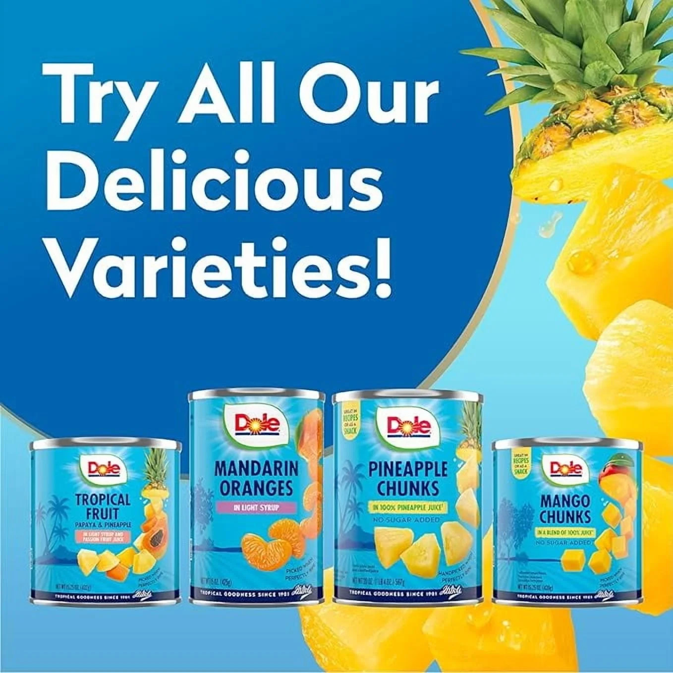 Dole Pineapple Slices in Heavy Syrup, 20 oz Can