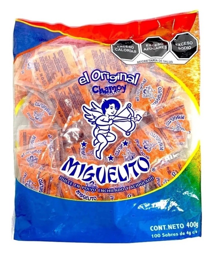 3 Pack Miguelito Polvo El Original Bolsa De 100 Sobres Individuales