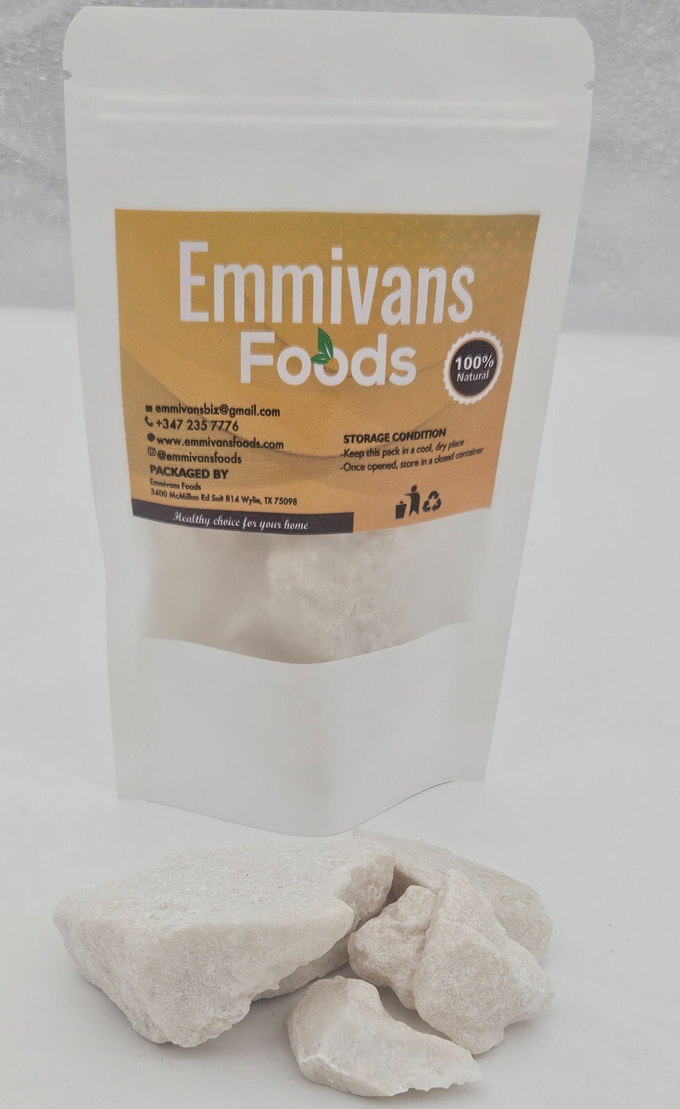 Emmivans All Natural Alum Stone Multi Purpose Use 5oz