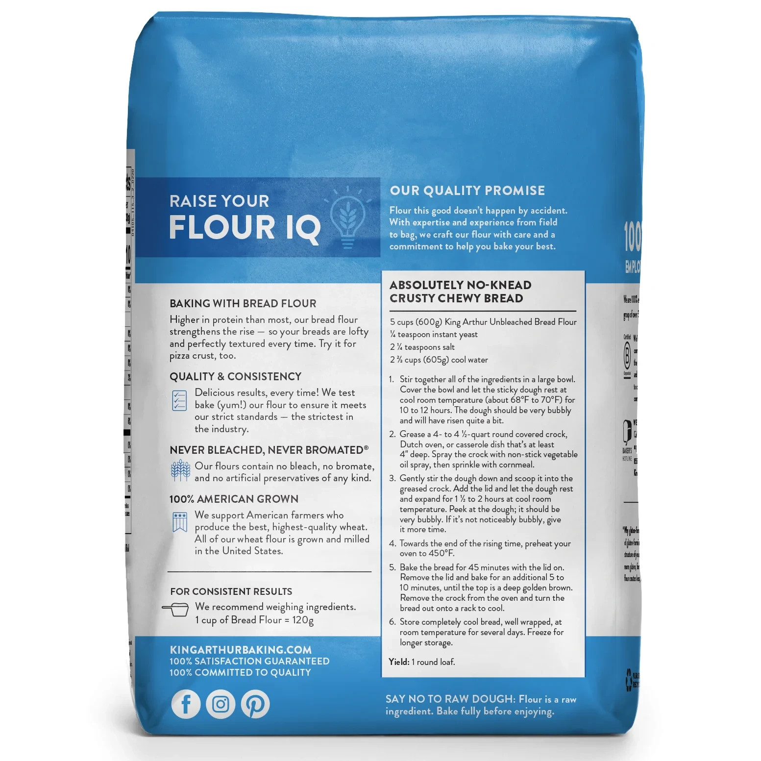 5 lb Unbleached Bread Flour – Kosher & Non-GMO Verified
