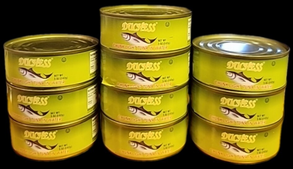 10 DUCHESS CHUNK LIGHT TUNA IN WATER 5 OZ CANS 5/2026 FREE SHIPPING USA