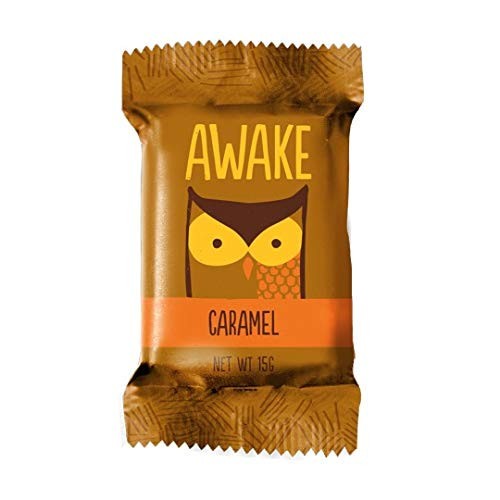 Awake Singles Caramel Caffeinated Chocolate Bites, 0.58 Ounce, 300 Per Case