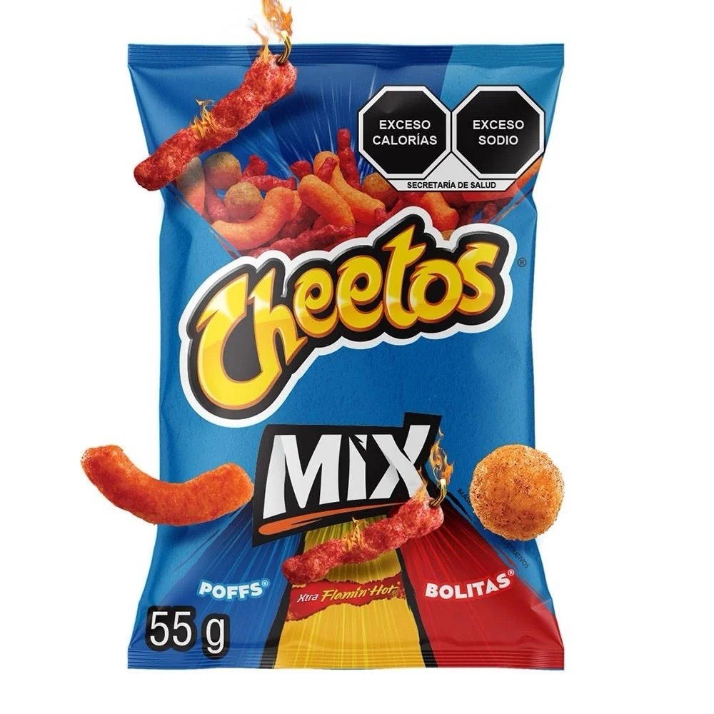 5X CHEETOS MIX – SABRITAS MEXICANAS (5 Paquetes de 55g c/u)