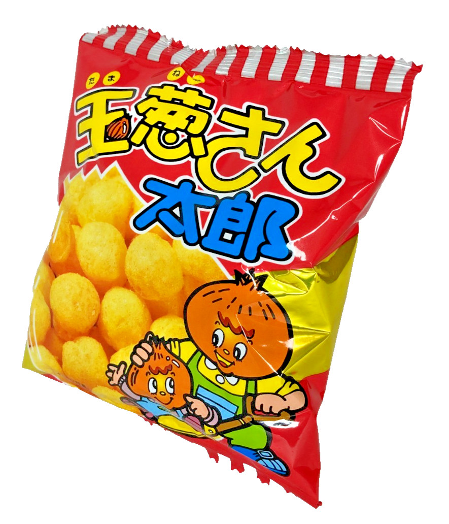 Japan Mini Corn Puffs Kado “Onion Tarō” Snack – 15g ×30 bags