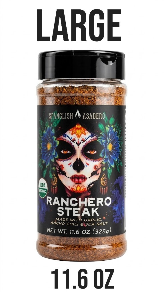 Spanglish Asadero Tex-Mex Chicken & Steak Seasoning 11.6 oz Mexican