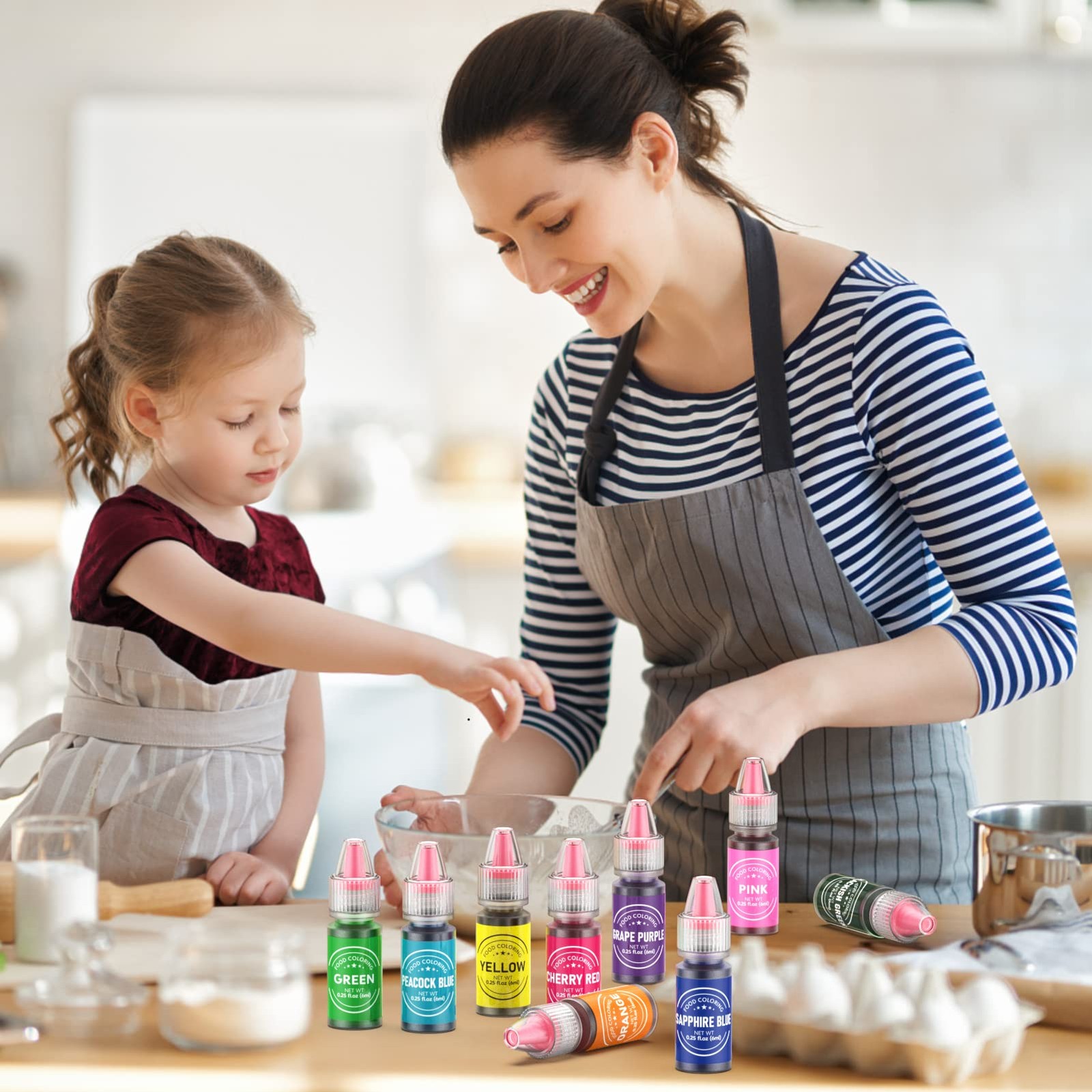 Food Coloring For Baking 26 Vibrant Cake Coloring Liquid Set For Dessert Decorat