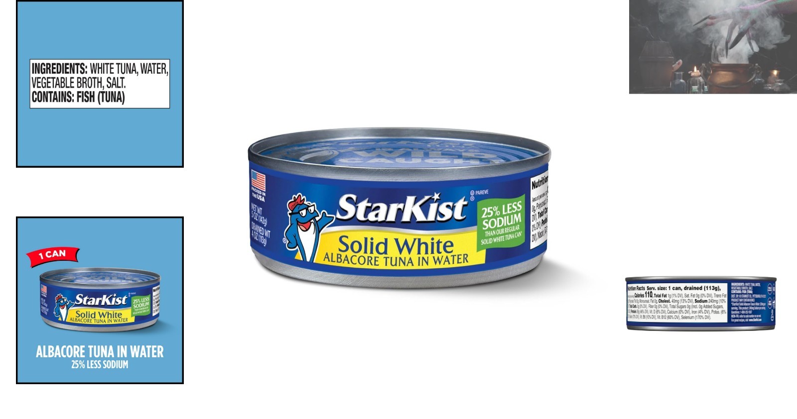Gluten Free Solid White Albacore Tuna in Water – 5 oz, Easy Meal Solution
