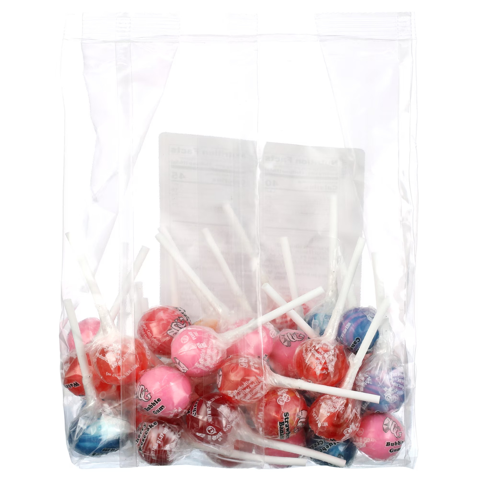 Original Gourmet Kosher Medley Original and Cream Lollipops, 18.5 Oz, 50 Ct Bag.