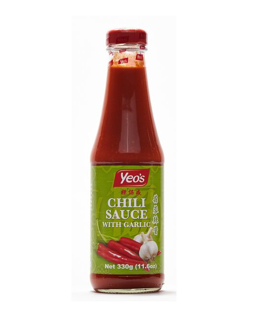 Yeo’s Chili Chili Sauce with Garlic 330 Gr 11.6 oz
