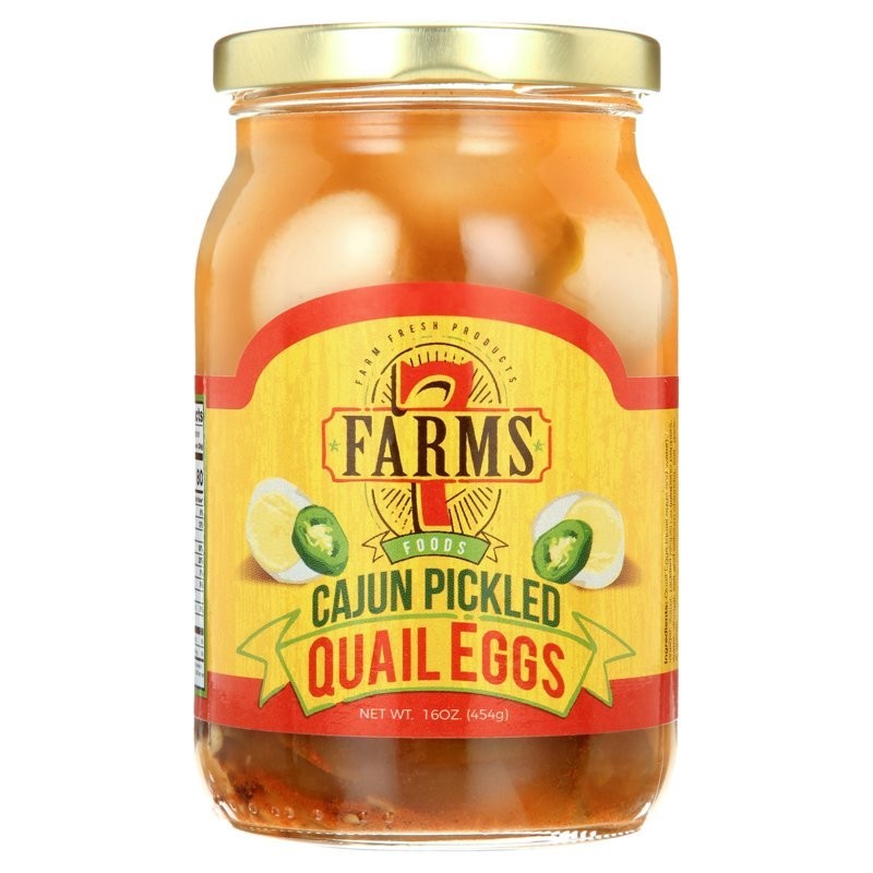 7 Farms cajun Pickled Quail Eggs…