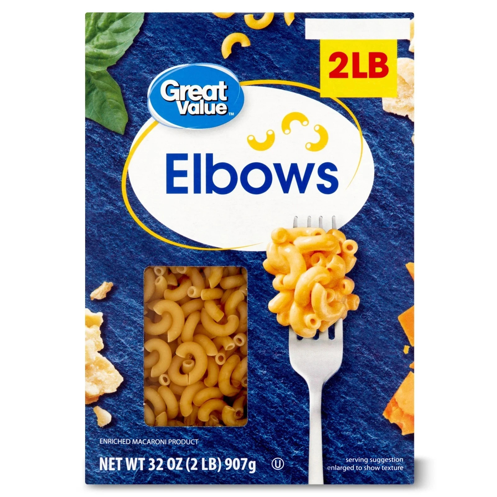 6 pack,Great Value Elbows Pasta, 32 oz.