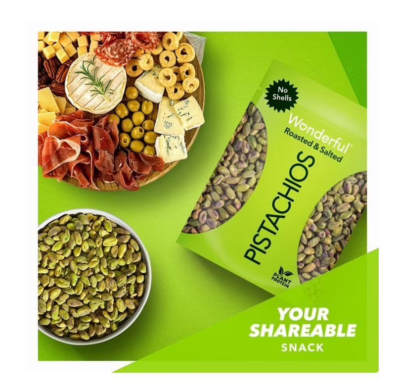 Wonderful Shelled Roasted Salted Pistachios, 24 oz.