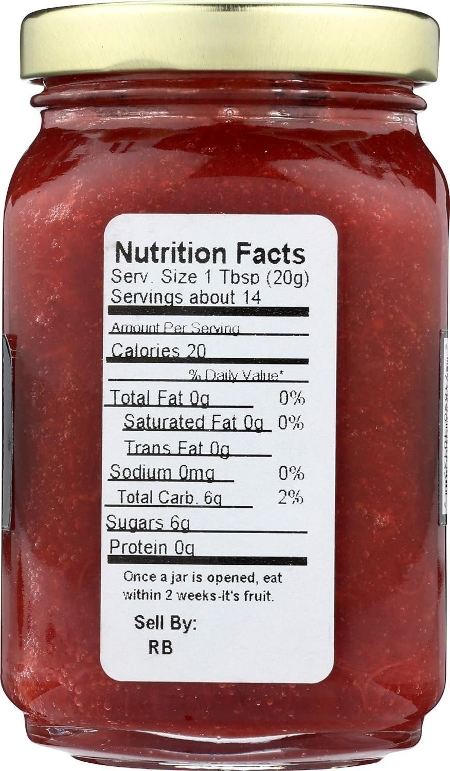 Mountain Fruit Company Natural Fruit Spread Jam & Jelly 9.5 Ounce