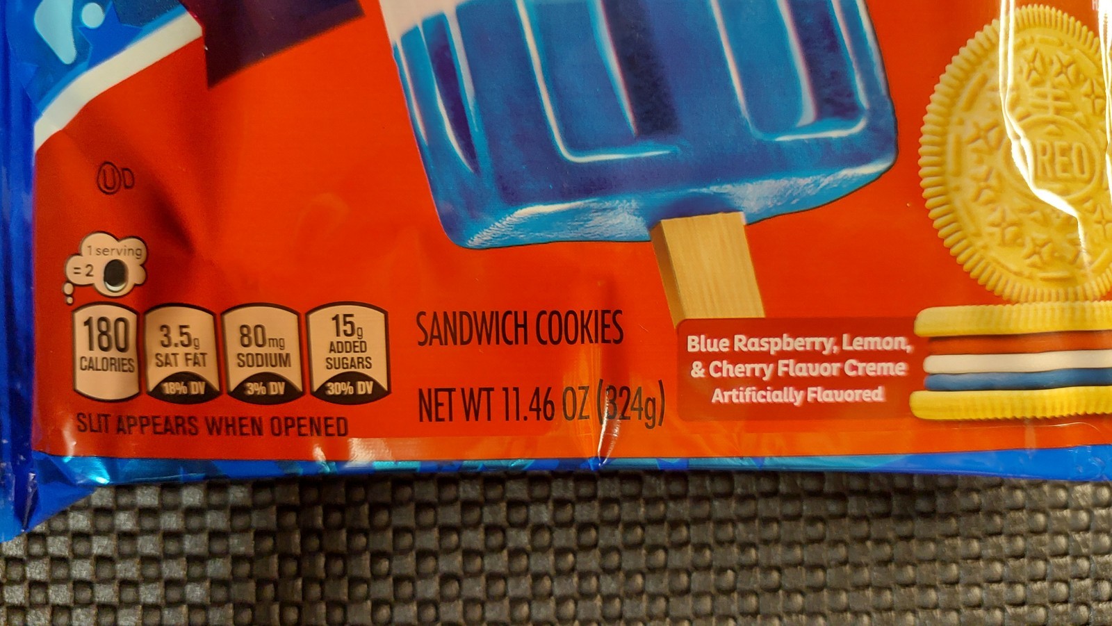 LIMITED EDITION- OREO FIRECRACKER POP FLAVOR CREME SANDWICH COOKIES 11.46 OZ BAG