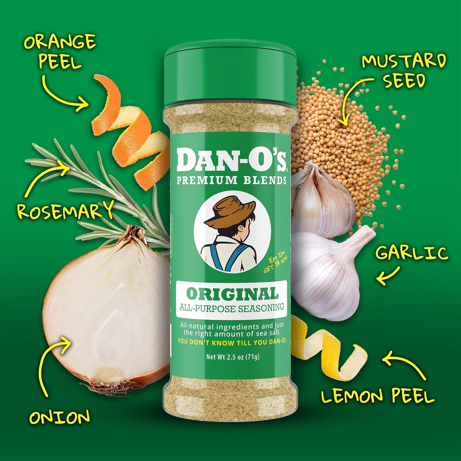 Dan-O’s All Star Seasoning Variety Pack – 5 Bottle Set – Original, Cheesoning, P