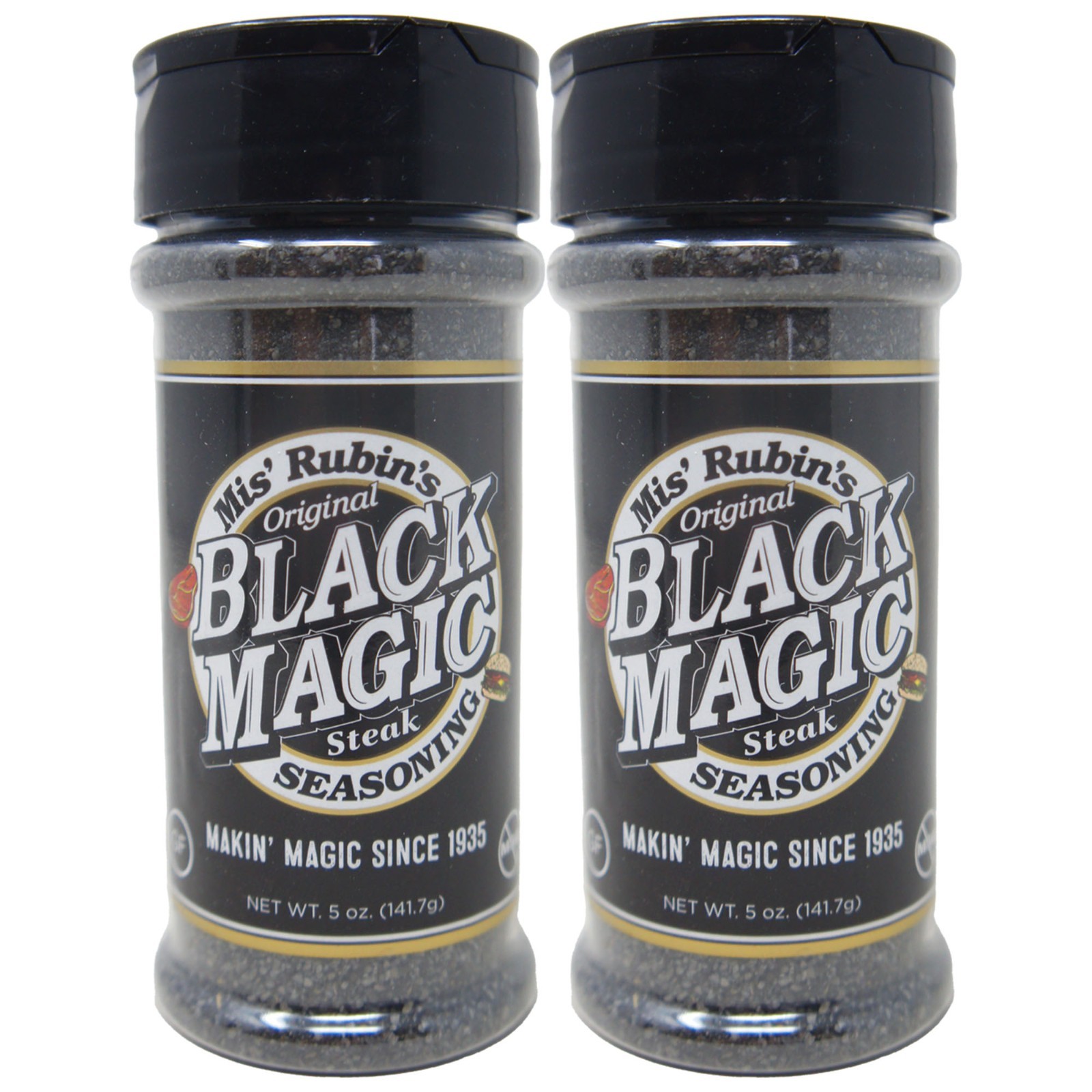 Mis’ Rubin’s Black Magic Steak Seasoning 5oz Bold Flavor BBQ Grill Rub Savory