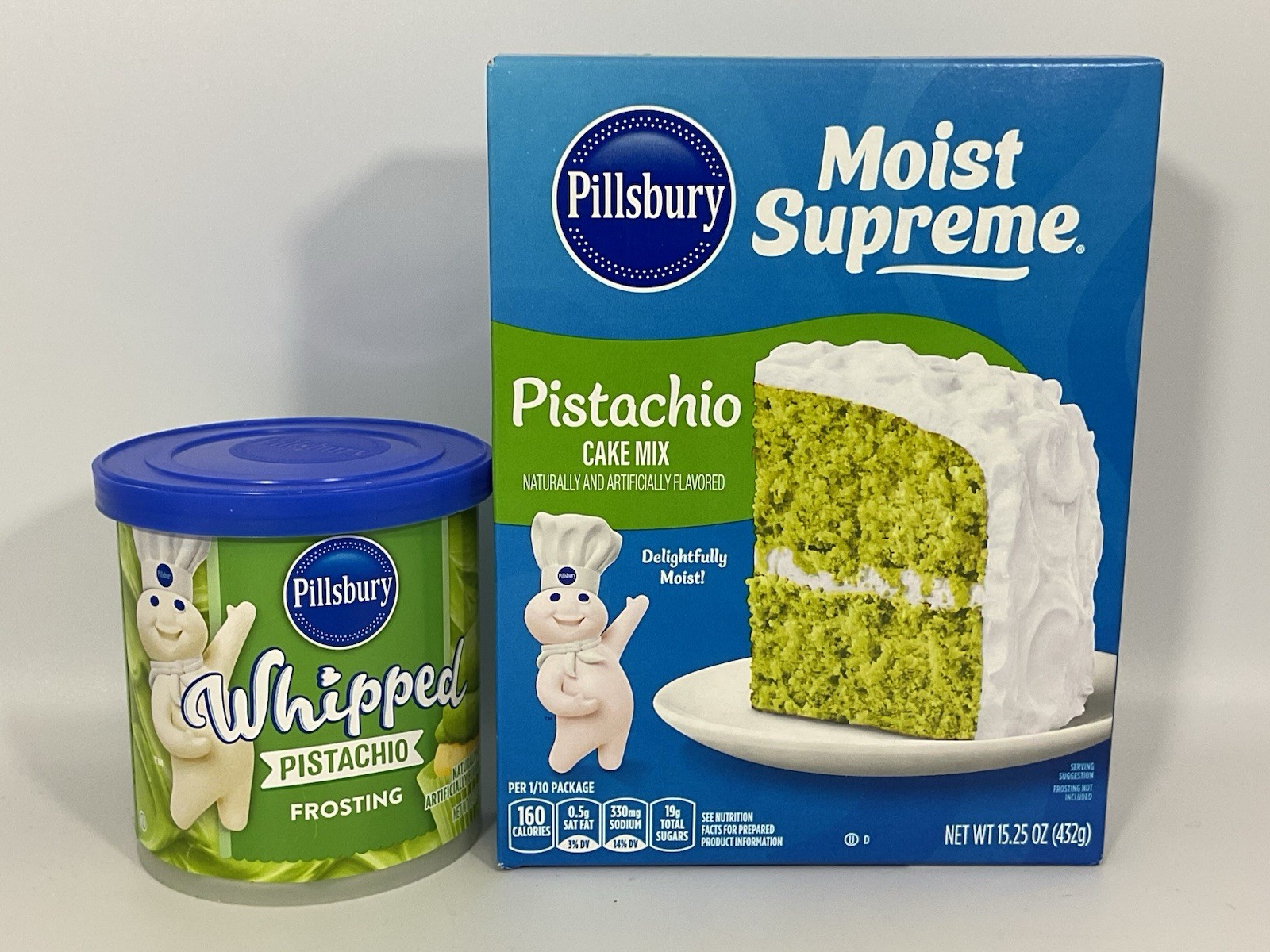 Pillsbury Pistachio Cake Mix & Whipped Frosting Limited Edition Exp. 2027