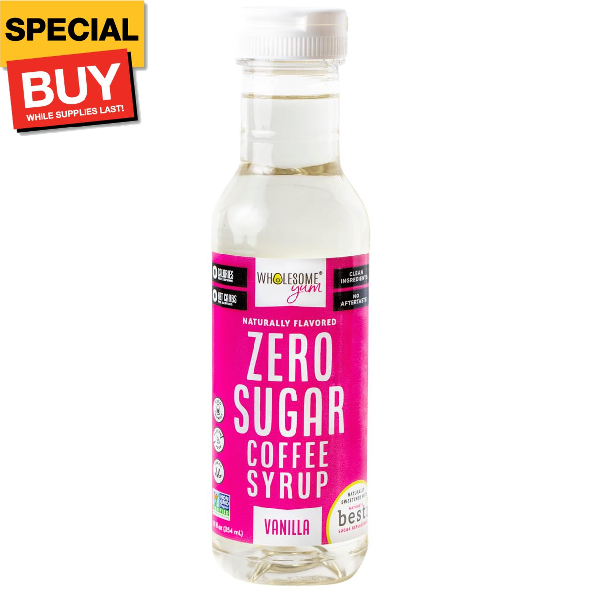 Zero Sugar Coffee Syrup (Keto Coffee Syrup) – Sugar Free Vanilla Syrup With Monk