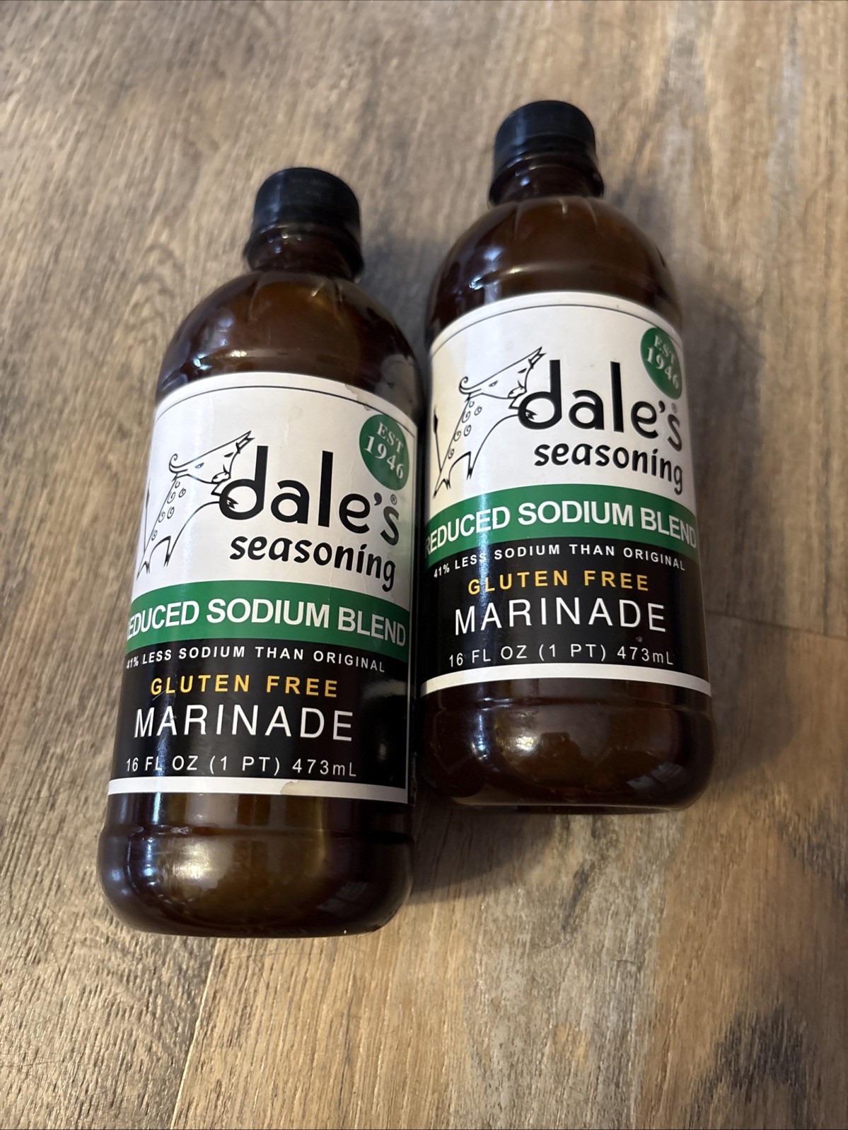 2 Bottles Dale’s Seasoning Reduced Sodium Marinade Gluten-Free 16oz Each 10/2027
