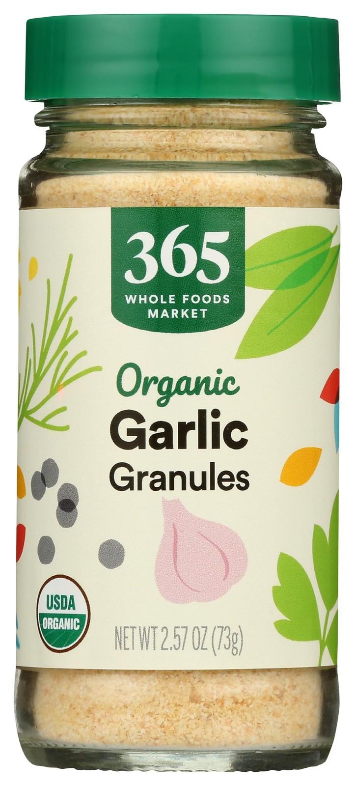 365 by Whole Foods Market, Organic Garlic Granules, 2.57 Ounce (Pack of 1)