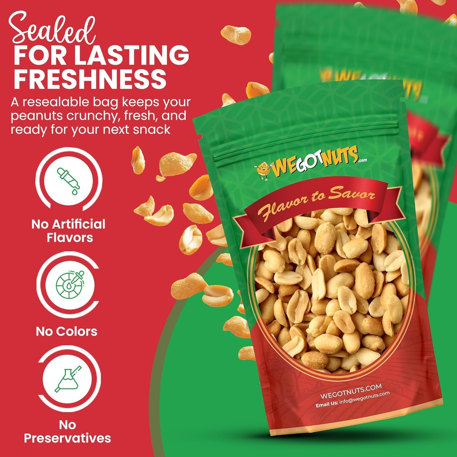 Roasted Unsalted Peanuts 5 lbs – Kosher Natural Snack for Peanut Butter