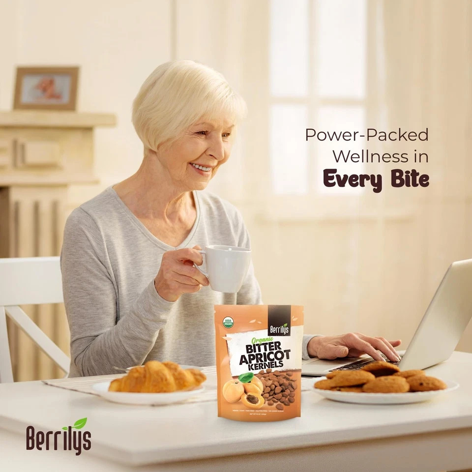 New Organic Bitter Apricot Kernel 10oz Raw Premium Seeds Unpasteurized Non-GMO