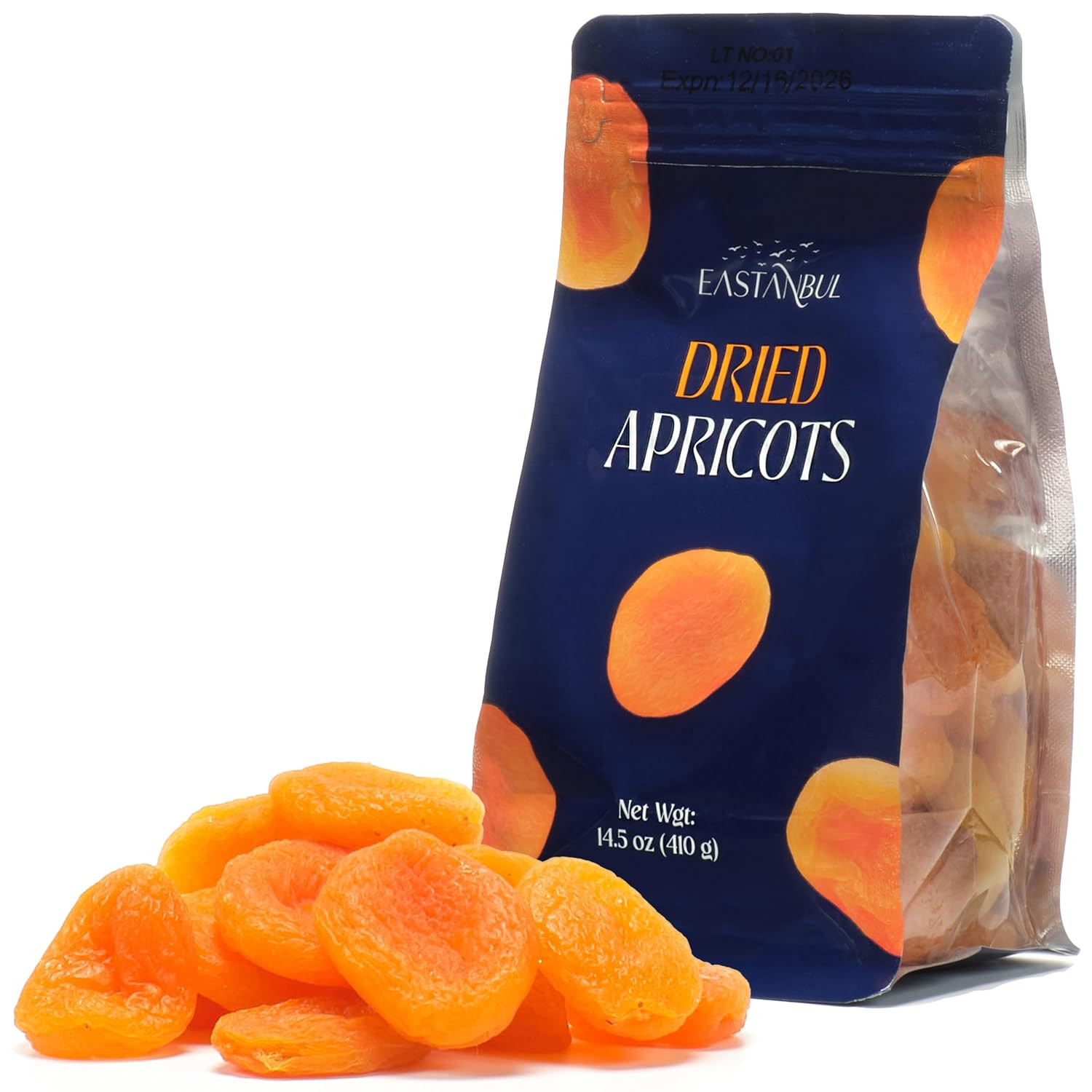Dried Apricots, 14.5Oz, Apricots Dried Fruits Snacks, No Sugar Added, Premium Tu
