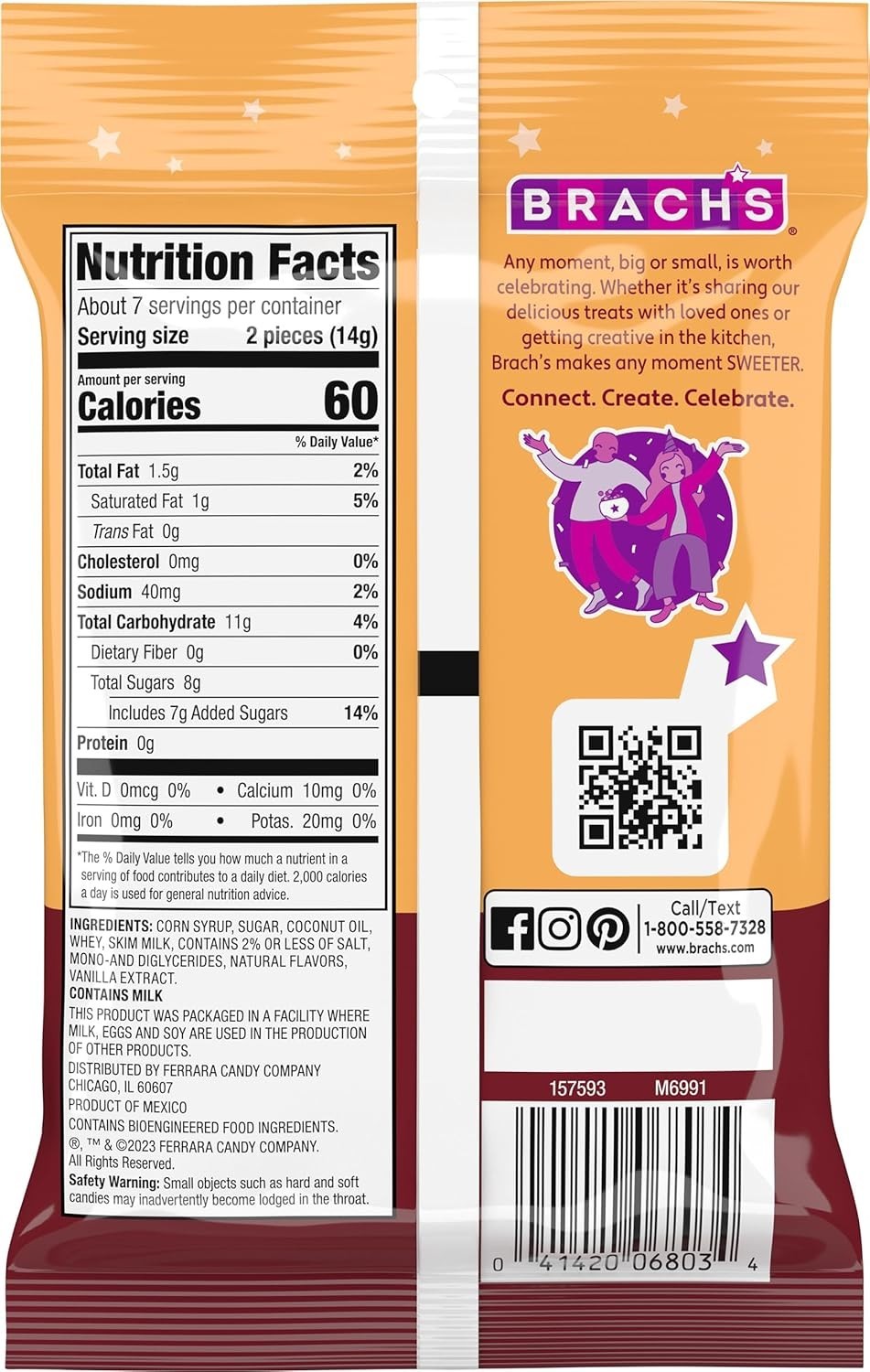 Delicious Nips Caramel Flavor Hard Candy, 3.25oz Bags – 12 Count, Enjoy Anytime!