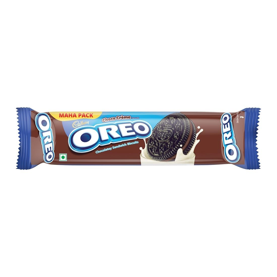 Cadbury Oreo Chocolate Flavour Sandwich Cream Biscuits 125gm