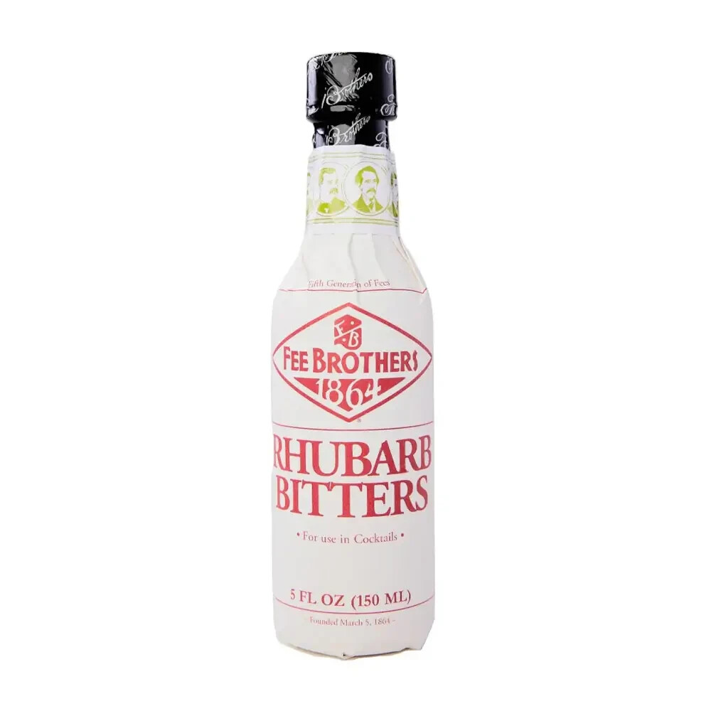 Fee Brothers Rhubarb Bitters! Fruit Cocktail Bitters Gin and Tonic Bar Drink