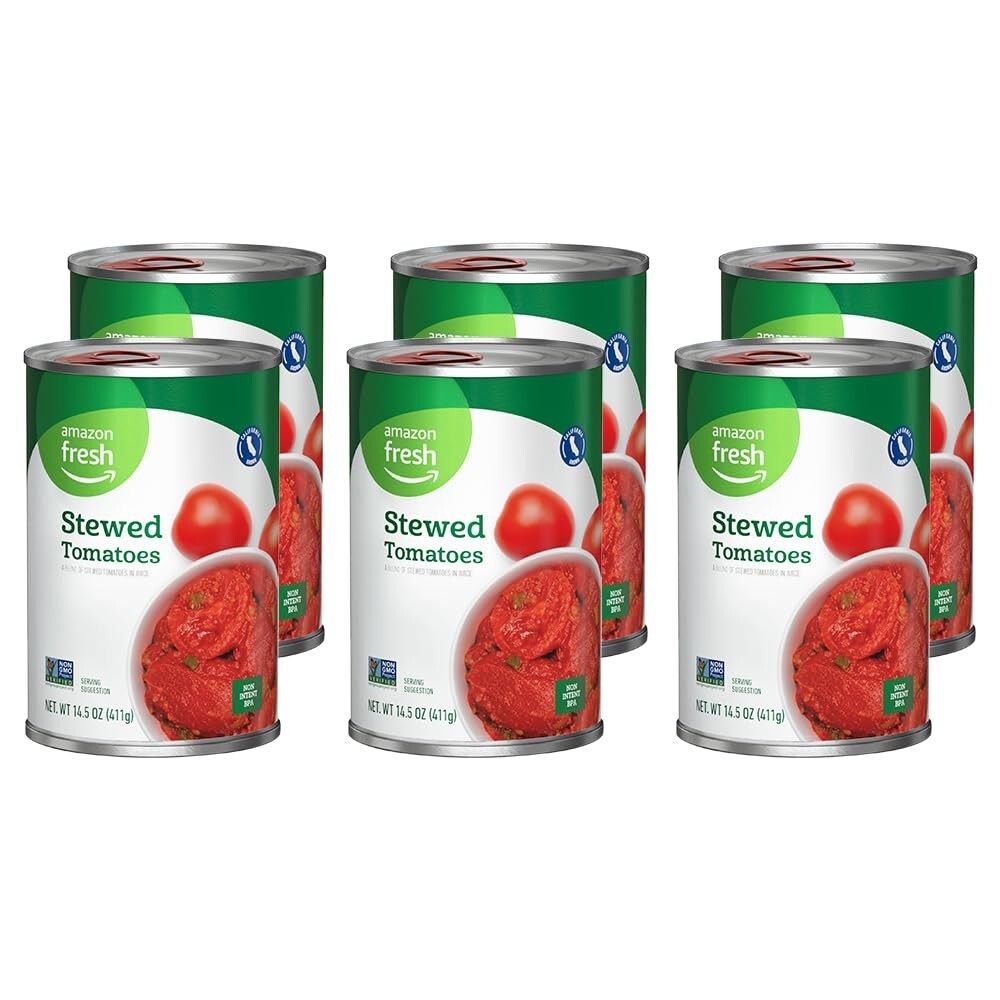 Convenient 14.5 Oz Stewed Canned Tomatoes – 6 Packs Loaded with Flavor